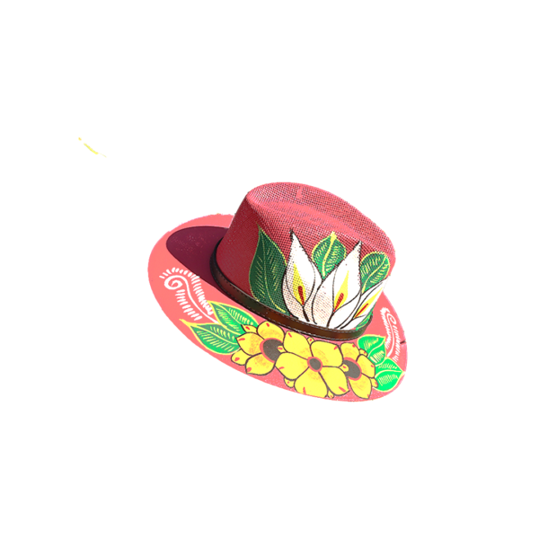 Lona malla horma explorer Pintado a mano Color Rosa